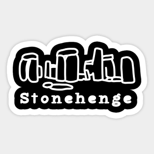 Funny Stonehenge England Summer Travel Vintage Sticker